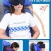 513MMn2pJWL._AC_.jpg Travel Pillows for Airplanes, Airplane Pillow for Long Flight, Airplane Head Strap with Eye Mask for Sleep, Travel Neck Pillow for Car Road Trip, 360° Support Headrest, Stop Bobblehead, Black