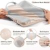 513X8p7Qz0L._AC_.jpg 10 Set Compression Packing Cubes for Travel Women Mom,OlarHike Luggage Clothes Storage Gifts for Travelers,Airplane/Cruise/Car/Train Travel Essentials,Compressible Expandable Saver Space Bags(Beige)