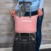 514NVp04-cL._AC_.jpg EverSnug Premium Travel Blanket Pillow - Soft 2 in 1 Airplane Blanket with Soft Bag Pillowcase, Hand Luggage Sleeve and Backpack Clip (Light Pink)