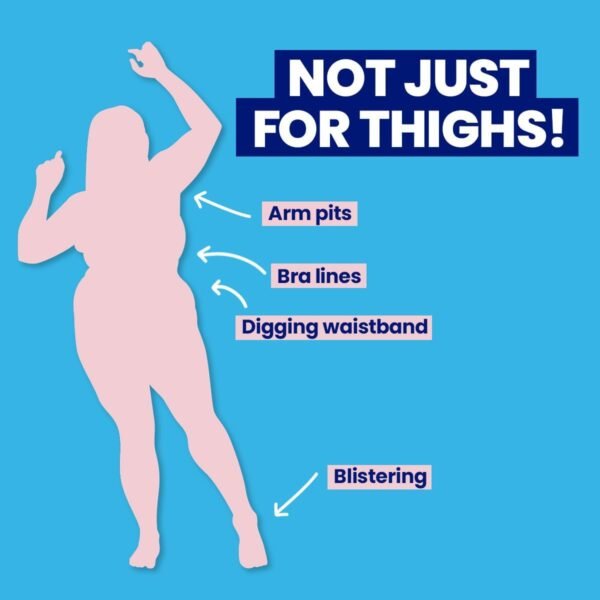 Megababe Thigh Rescue Anti-Chafe Stick | Prevents Skin Chafe & Irritation | Thighs, arms, Bra-Lines & More