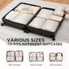 519ColMdIiL._AC_.jpg 10 Set Compression Packing Cubes for Travel Women Mom,OlarHike Luggage Clothes Storage Gifts for Travelers,Airplane/Cruise/Car/Train Travel Essentials,Compressible Expandable Saver Space Bags(Beige)