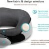 51AYrf5DtjL._AC_.jpg Travel Neck Pillows for Airplanes, Sleeping Essentials for Long haul Flights, 360° Head Support, Car and Airplane Kit with 3D Contoured Eye Mask, Earplugs and Luxury Mesh Bag (Adult, Grey)