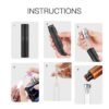 51CpuAqf99L._SL1000_.jpg LISAPACK 8ML Atomizer Perfume Spray Bottle for Travel (3 PCS) Empty Cologne Dispenser, Portable Sprayer (Black)