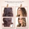 Travel Blow Dryer Brush in one, Dual Voltage Mini Hot Air Brush, Hair Trends Nano Titanium 2 Inch One Step Hair Dryer and Styler Volumizer Oval Shape