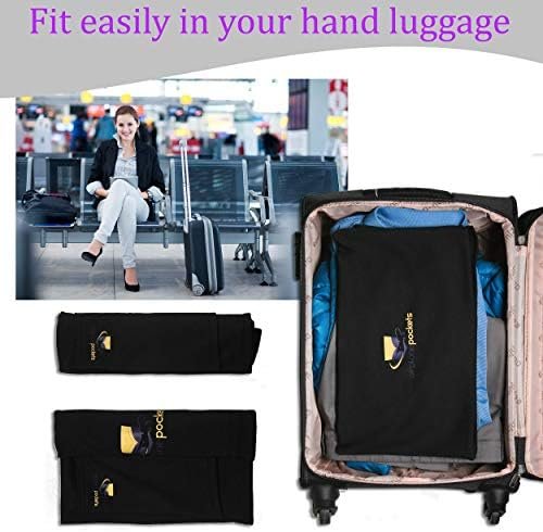 51IzUcd0EL._AC_.jpg Airplane Pockets - Airplane Accessories - Plane Travel Essentials - Travel Organizer - Seat Storage Organizer - Air Travel Essentials - Seat Back Organizer - International Travel Must Have