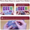 51NZzBlSQuL._AC_.jpg Pill Organizer with Medicine Labels Travel Daily Pill Container Mini Medication Organizer Storage Pill Organizer Travel Essentials Pill Case 7 Day (Pink & 161 Lables)