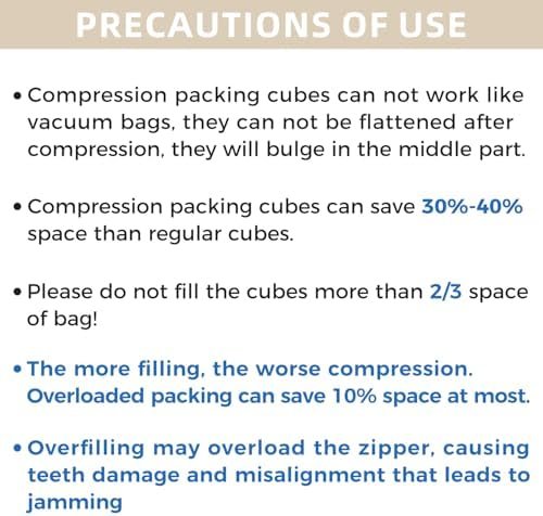 51Q8kEUR6pL._AC_.jpg BAGAIL 4 Set/6 Set/8 Set Compression Packing Cubes Travel Accessories Expandable Packing Organizers (Half Mesh, 6-Black)