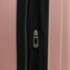 Travelers Club Midtown Hardside Luggage Travel, Rose Gold, 4-Piece Set