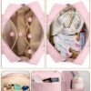 51WdDut-j1L._AC_.jpg Duffle Bag for Travel, Weekender Bags for Women,Initial Overnight Bag with Wet Pocket,Lightweight Travel Bags Personalized Gym Tote with Makeup Pouch