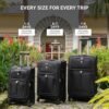 51a4WR9O35L._AC_.jpg SwissGear Sion Softside Expandable Luggage, Black, Checked-Medium 25-Inch