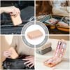 51bWuRiXNEL._AC_.jpg 3 Pack, 14 GRIDS Travel Pill Organizer Box with Labels - Travel Medicine Case Kit - Pocket Daily Pharmacy Container - Travel Medication Holder Dispenser for Fish Oil Vitamin Supplement Storage