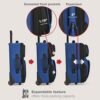 51baYjnHPqL._AC_.jpg U.S. Traveler Rio Softside Expandable Carry-on Rolling Luggage, Royal Blue, 2 Wheel Set