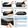 51cHqpz3jvL._AC_.jpg BAGAIL 4 Set/6 Set/8 Set Compression Packing Cubes Travel Accessories Expandable Packing Organizers (Half Mesh, 6-Black)