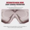 51fZnVPc3TL._AC_SL1000_.jpg Sleep Mask, 3D Deep Contoured Eye Covers for Sleeping, 99% Block Out Light Eye Mask,Zero Pressure Cup Blindfold for Men Women, with Adjustable Strap for Sleeping, Yoga, Traveling (Pink)