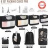 51gg5XYE0L._AC_.jpg Veken 10 Set/8 Set Packing Cubes for Travel Essentials, Suitcase Organizer Bags in 4 Sizes, Carry-On Luggage Accessories with Large Laundry & Toiletry Bag, Must-Have for Airplane, Road Trip & Camping