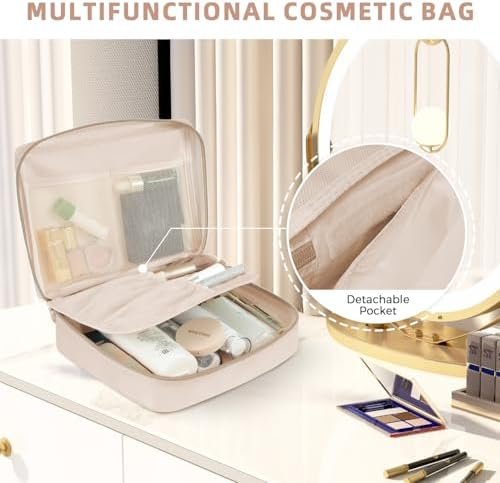 51mHv2nWMEL._AC_.jpg BAGAIL 8 Set Packing Cubes Luggage Packing Organizers for Travel Accessories-Cream