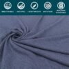 51p1vEGMwOL._AC_.jpg PAVILIA Travel Blanket Compact, Airplane Packable Bag, Soft Fleece Portable Throw Pillow Combo Set, Plane Flight Car Trips Essentials Gift Accessories, Luggage Backpack Clip, Navy Blue, 65 x 40 inch