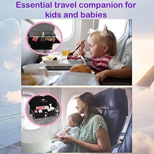 51qlw1McaL._AC_.jpg Airplane Pockets - Airplane Accessories - Plane Travel Essentials - Travel Organizer - Seat Storage Organizer - Air Travel Essentials - Seat Back Organizer - International Travel Must Have