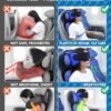 51tGh3sZF-L._AC_.jpg Travel Pillows for Airplanes, Airplane Pillow for Long Flight, Airplane Head Strap with Eye Mask for Sleep, Travel Neck Pillow for Car Road Trip, 360° Support Headrest, Stop Bobblehead, Black