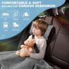 51uyhSp1dlL._AC_.jpg Travel Blanket Airplane Compact with Bag, Travel Essentials 3 in 1 Packable Airplane Blanket, Travel Pillow and Blanket Set, Inflatable Pillow, Luggage Sleeve & Backpack Clip (Light Grey)