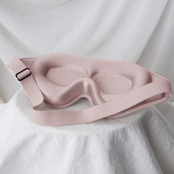 51v6f9pV-HL._AC_SL1100_.jpg Sleep Mask, 3D Deep Contoured Eye Covers for Sleeping, 99% Block Out Light Eye Mask,Zero Pressure Cup Blindfold for Men Women, with Adjustable Strap for Sleeping, Yoga, Traveling (Pink)