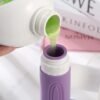 51wLoFiS3DL._AC_SL1500_.jpg Travel Bottles for Toiletries, Tsa Approved 3oz Travel Size Containers BPA Free Leak Proof Refillable Liquid Silicone Squeezable Travel Accessories for Shampoo Conditioner Lotion (4 Pack)