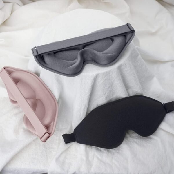 51wxe6J1yiL._AC_SL1100_.jpg Sleep Mask, 3D Deep Contoured Eye Covers for Sleeping, 99% Block Out Light Eye Mask,Zero Pressure Cup Blindfold for Men Women, with Adjustable Strap for Sleeping, Yoga, Traveling (Pink)