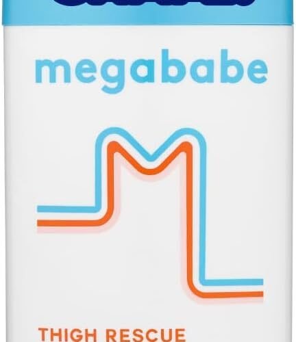 51zrjVrXlFL._AC_SL1080_.jpg Megababe Thigh Rescue Anti-Chafe Stick | Prevents Skin Chafe & Irritation | Thighs, arms, Bra-Lines & More