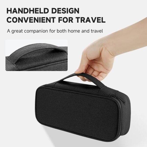 610bPN76vVL._AC_SL1000_.jpg Teskyer Electronics Organizer Travel Case, Waterproof Portable Tech Accessories Pouch with Organized Compartments for Cables, Phone, Chargers, Earphone, Black