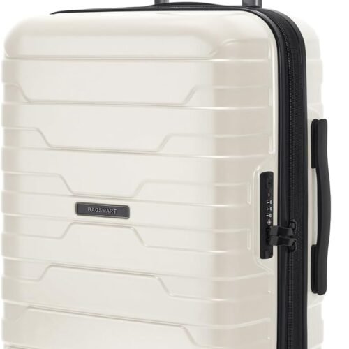 619-tds4s1L._AC_SL1500_.jpg BAGSMART Carry On Luggage 22x14x9 Airline Approved with TSA Lock,20 Inch Lightweight Luggage with Spinner Wheels,100% PC Hard Shell Carry On Suitcases for Men Women,Purple