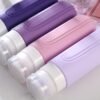 61CqIoyc6L._AC_SL1500_.jpg Travel Bottles for Toiletries, Tsa Approved 3oz Travel Size Containers BPA Free Leak Proof Refillable Liquid Silicone Squeezable Travel Accessories for Shampoo Conditioner Lotion (4 Pack)