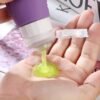 61HYwony9CL._AC_SL1500_.jpg Travel Bottles for Toiletries, Tsa Approved 3oz Travel Size Containers BPA Free Leak Proof Refillable Liquid Silicone Squeezable Travel Accessories for Shampoo Conditioner Lotion (4 Pack)