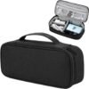 61J6-w2sJvL._AC_SL1000_.jpg Teskyer Electronics Organizer Travel Case, Waterproof Portable Tech Accessories Pouch with Organized Compartments for Cables, Phone, Chargers, Earphone, Black