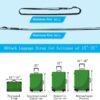 61OeciyzxFL._AC_SL1001_.jpg 2Pcs Luggage Straps for Suitcase Travel Accessories TSA Approved, 80In Long Belts to Keep Your Suitcase Secure, Adjustable Bag Straps with Quick-Release Buckle for Travel Bag Closure, Black