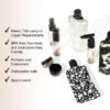 61RhMl2GS4L._SL1280_.jpg Kitsch 11 PCS Travel Bottles for Toiletries – Travel Essentials Kit for Shampoo, Conditioner, Lotion & More - TSA Approved Travel Bottles, Leak-Proof Refillable Travel Size Containers - Black & Ivory