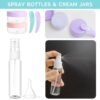 61U7mS8stYL._SL1500_.jpg 20 Pack Travel Bottles Set for Toiletries TSA Approved, Leak Proof Travel Size Containers Kit Portable Refillable Travel Accessories for Shampoo Conditioner Lotion Liquids