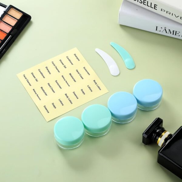 61ZqfwGuEPL._SL1500_.jpg Gemice 16 Pack Travel Size Bottles, TSA Approved Leakproof Travel Containers for Toiletries, Silicone Refillable Travel Essentials Accessories with Travel Bag for Shampoo Conditioner