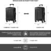 Travelpro Maxlite Air Hardside Expandable Carry on Luggage, 8 Spinner Wheels, Lightweight Hard Shell Polycarbonate Suitcase, Champagne, Carry On 21-Inch