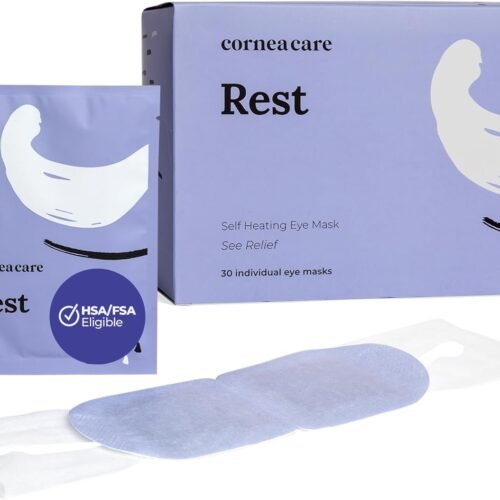 61iDOzxV4JL._AC_SL1500_.jpg Rest: Self Heating Warm Compress for Dry Eyes | Heated Eye Mask for Fast Relief | No Microwave or Washcloth Needed | Travel Ready | 30 Count