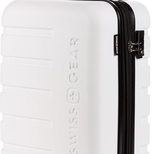 61iSLQi4Z9L._AC_SL1500_.jpg SwissGear 7366 Hardside Expandable Luggage with Spinner Wheels, White, Carry-On 19-Inch