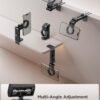 61kgfcbe5IL._AC_SL1500_.jpg JOYROOM for Magsafe Airplane Phone Holder Travel Essentials,【Unlimited Scenery】 Hands-Free Plane Phone Holder, Airplane Travel Accessories for iPhone 16 Pro Max & Magsafe Case
