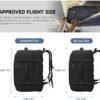 61n4muINYL._AC_SL1500_.jpg Carry On Backpack, 50L Travel Backpack, Luggage Backpack TSA Flight Approved Laptop Backpack for Men & Women, Large Expandable Bag 40L Daypack Lightweight Business Weekender Bag, Black