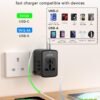 61pGQxhmtdL._AC_SL1500_.jpg Acer Universal Travel Plug Adapter - International Power Adapter with 5 USB Ports (3 USB C) 5.8A, Worldwide Outlet Charger for USA to European UK France Germany Spain, Type C/E/F/G/I/L/A, Black