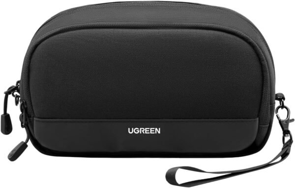 61q9T16EgoL._AC_SL1500_.jpg UGREEN Electronics Organizer Travel Case Bag Multifunctional Organizer Carrying Case for Cables, Cord, SD Card, Earbuds, Charger, USB Adapter, Electronic Accessories Medium Size