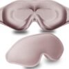 61vbS5WX-fL._AC_SL1495_.jpg Sleep Mask, 3D Deep Contoured Eye Covers for Sleeping, 99% Block Out Light Eye Mask,Zero Pressure Cup Blindfold for Men Women, with Adjustable Strap for Sleeping, Yoga, Traveling (Pink)