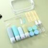 61ylZjKmHrL._SL1500_.jpg Gemice 16 Pack Travel Size Bottles, TSA Approved Leakproof Travel Containers for Toiletries, Silicone Refillable Travel Essentials Accessories with Travel Bag for Shampoo Conditioner