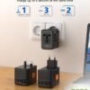 61ytKhu95KL._AC_SL1500_.jpg Acer Universal Travel Plug Adapter - International Power Adapter with 5 USB Ports (3 USB C) 5.8A, Worldwide Outlet Charger for USA to European UK France Germany Spain, Type C/E/F/G/I/L/A, Black