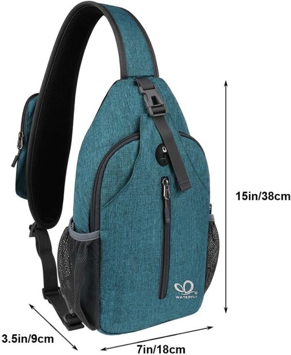61zV61irVoL._AC_SL1001_.jpg WATERFLY Crossbody Sling Backpack Sling Bag Travel Hiking Chest Bag Daypack
