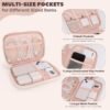 711a9P-ptbL._AC_SL1500_.jpg Electronics Organizer Travel Case, Charger Bag Cord Organizer Travel, Compact Tech Pouch Cable Organizer Bag for Charger, Cords, Phone, Headphones, Flash Drive, SD Card (Beige, Small-Single Layer)
