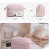 713wSeSH6BL._AC_SL1500_.jpg BAGSMART Makeup Bag Travel Toiletry Bag, Puffy Padded Make Up Bags for Women, Makeup Organizer Wide-open Pouch Purse, Travel Essentials for Toiletries Accessories Brushes, Camel(Brown)